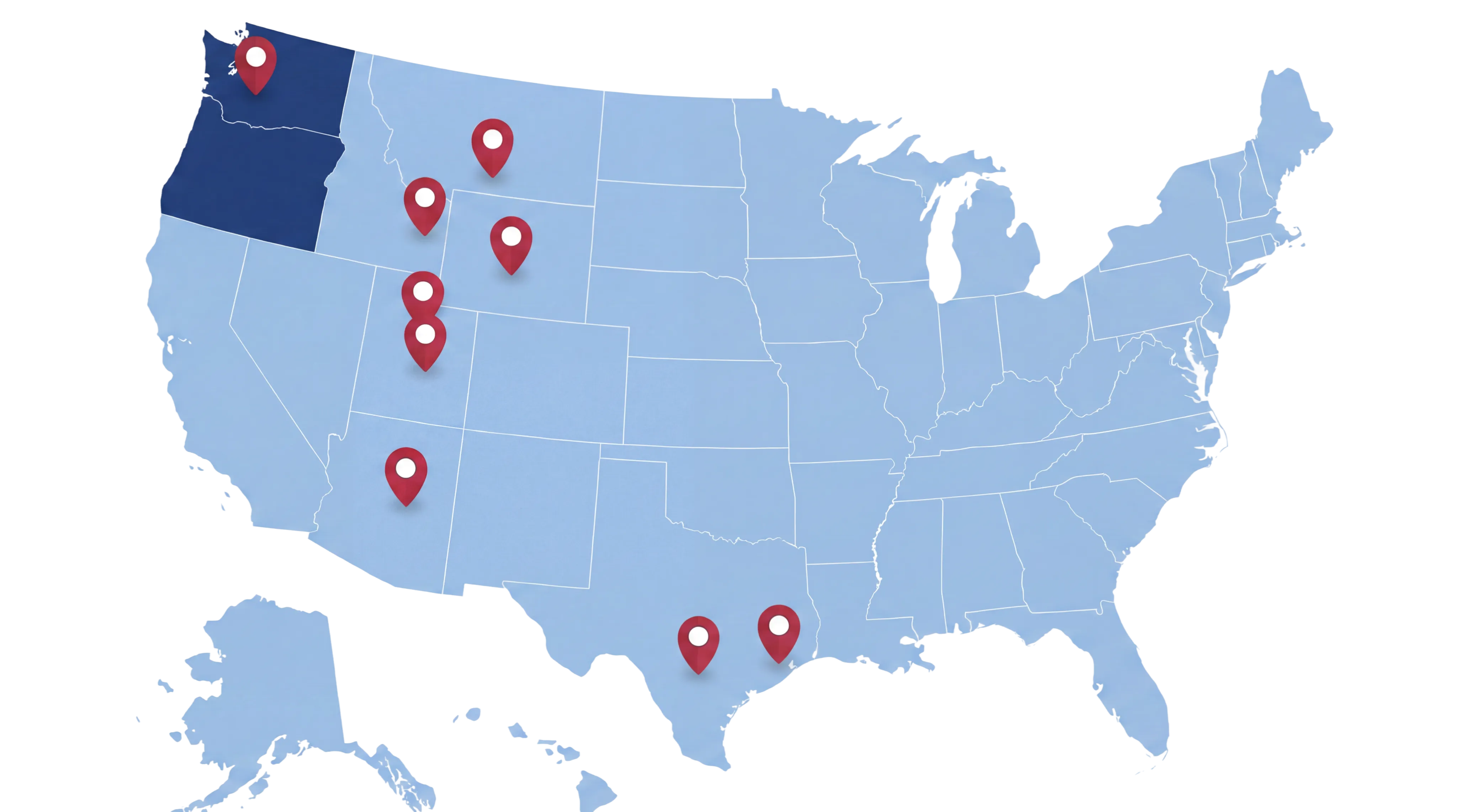 Mountain Crane Nationwide Service Map