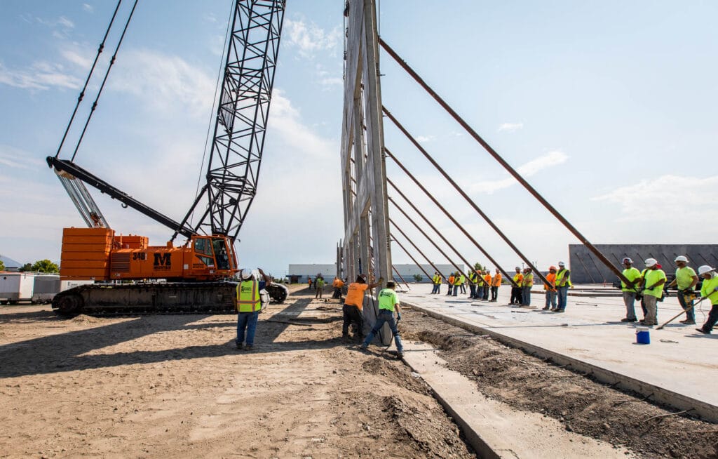 erecting medical center