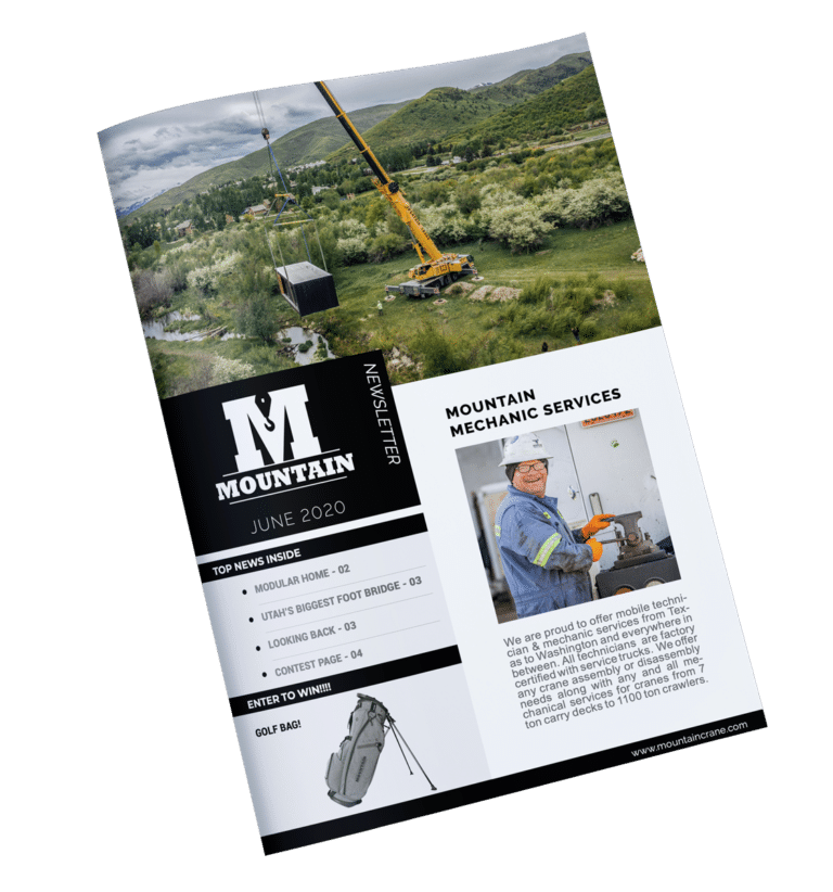 June Newsletter 2020 tower cranes