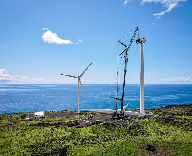 hawaii wind turbine blade transport